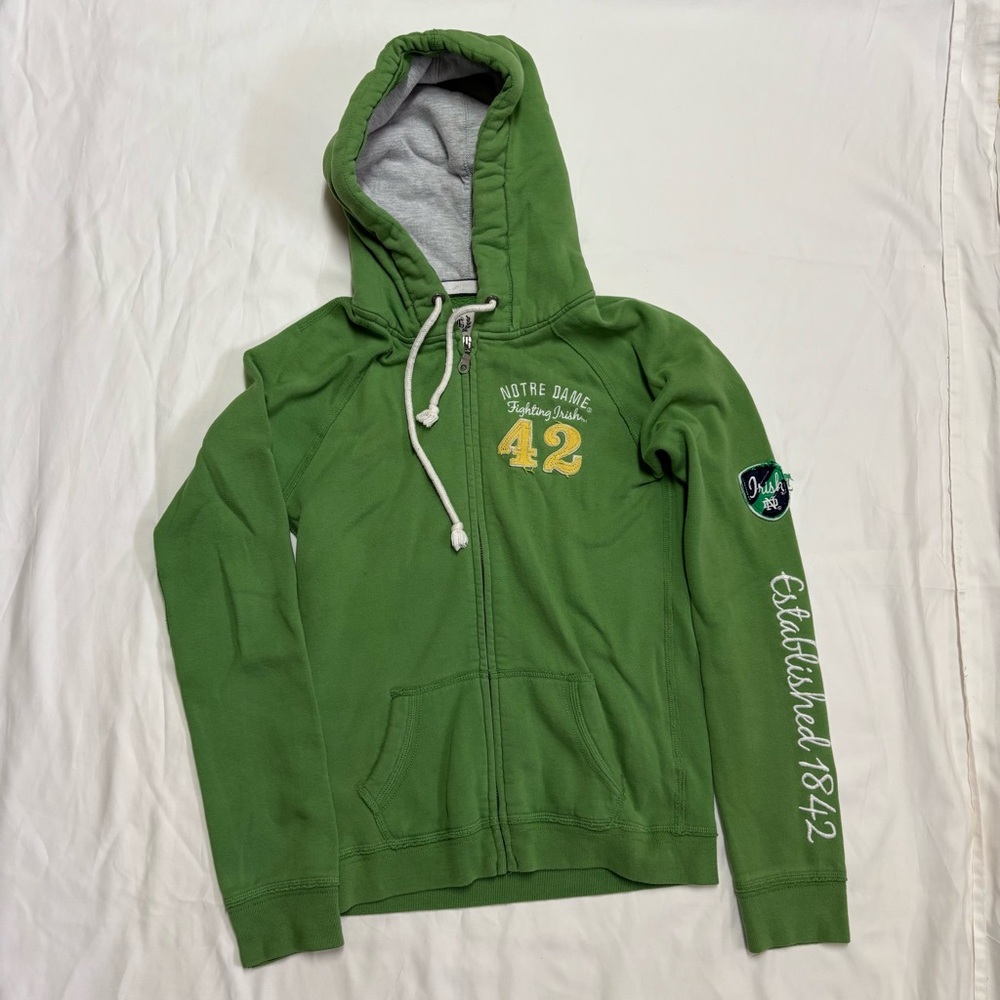 Campus Crew Notre Dame Zip Up Hoodie Men’s XS